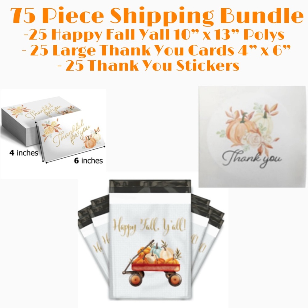 BUY NOW 75 Piece Shipping Bundle Set - Happy Fall Yall